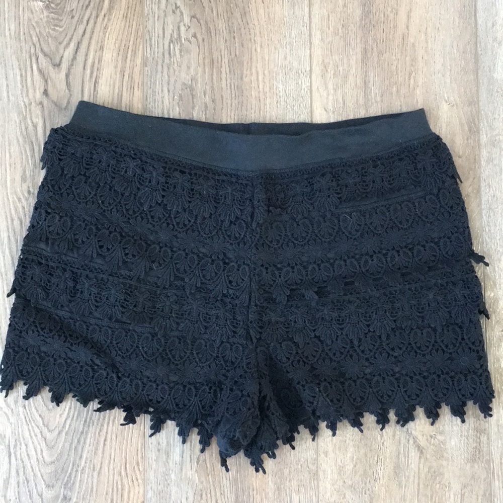 Express lace shorts